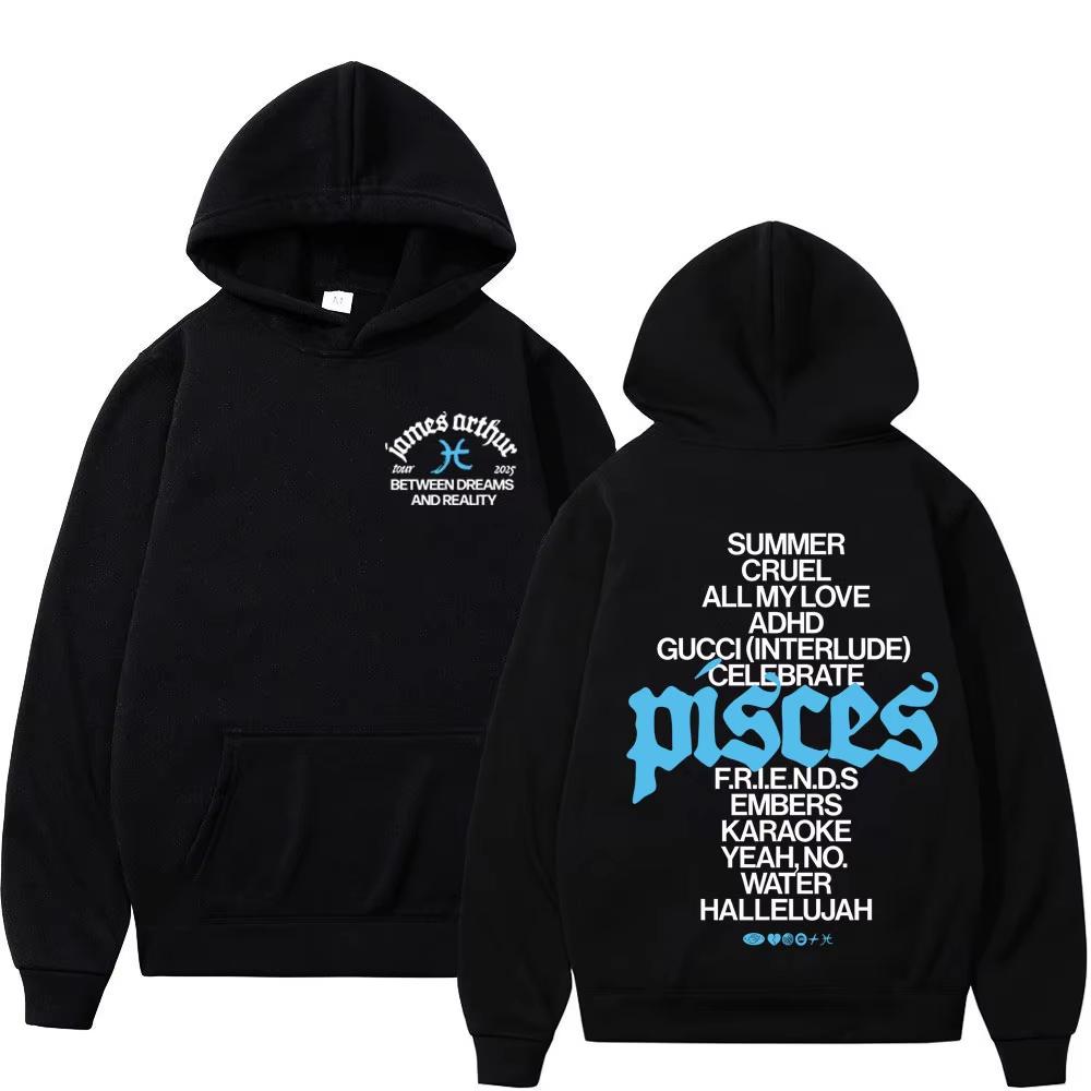 James Arthur The Pisces World Tour Print Hoodies Men Women Tracksuit Long-sleeved Hip-hop Comfort Sportswear S
James Arthur The Pisces World Tour Print Hoodies Men Women Tracksuit Long-sleeved Hip-hop Comfort Sportswear S