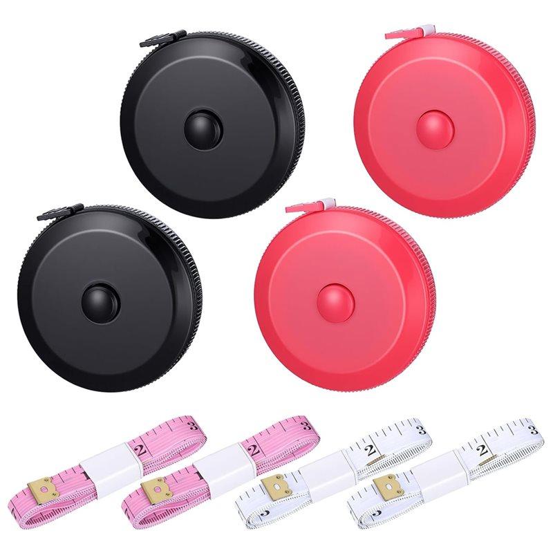 Retractable Tape Measure 8PCS With Fabric Sewing Ruler, 60 Inch Foldable Soft Measuring Tapes,For Body/Fabrics
Retractable Tape Measure 8PCS With Fabric Sewing Ruler, 60 Inch Foldable Soft Measuring Tapes,For Body/Fabrics