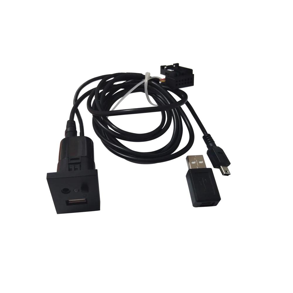 Входной адаптер USB AUX, разъем для кабеля mini USB, интерфейсная кнопка, черный, серебристый стиль, аксессуары для Ford Focus 2 mk2 2009 2010 2011
Входной адаптер USB AUX, разъем для кабеля mini USB, интерфейсная кнопка, черный, серебристый стиль, аксессуары для Ford Focus 2 mk2 2009 2010 2011