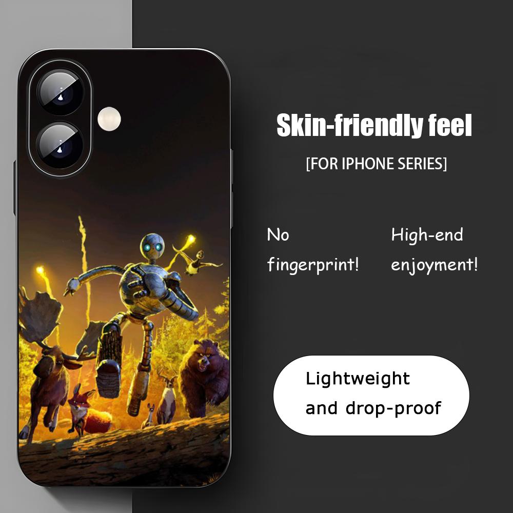 Hot The Wild Ro-bot-S Loving Phone Case For iPhone 17 16 15 14 13 12 11 X XR XS 8 Plus Mini Pro Max Soft black Shockproof Cover iPhone 16 Pro Max
Hot The Wild Ro-bot-S Loving Phone Case For iPhone 17 16 15 14 13 12 11 X XR XS 8 Plus Mini Pro Max Soft black Shockproof Cover iPhone 16 Pro Max