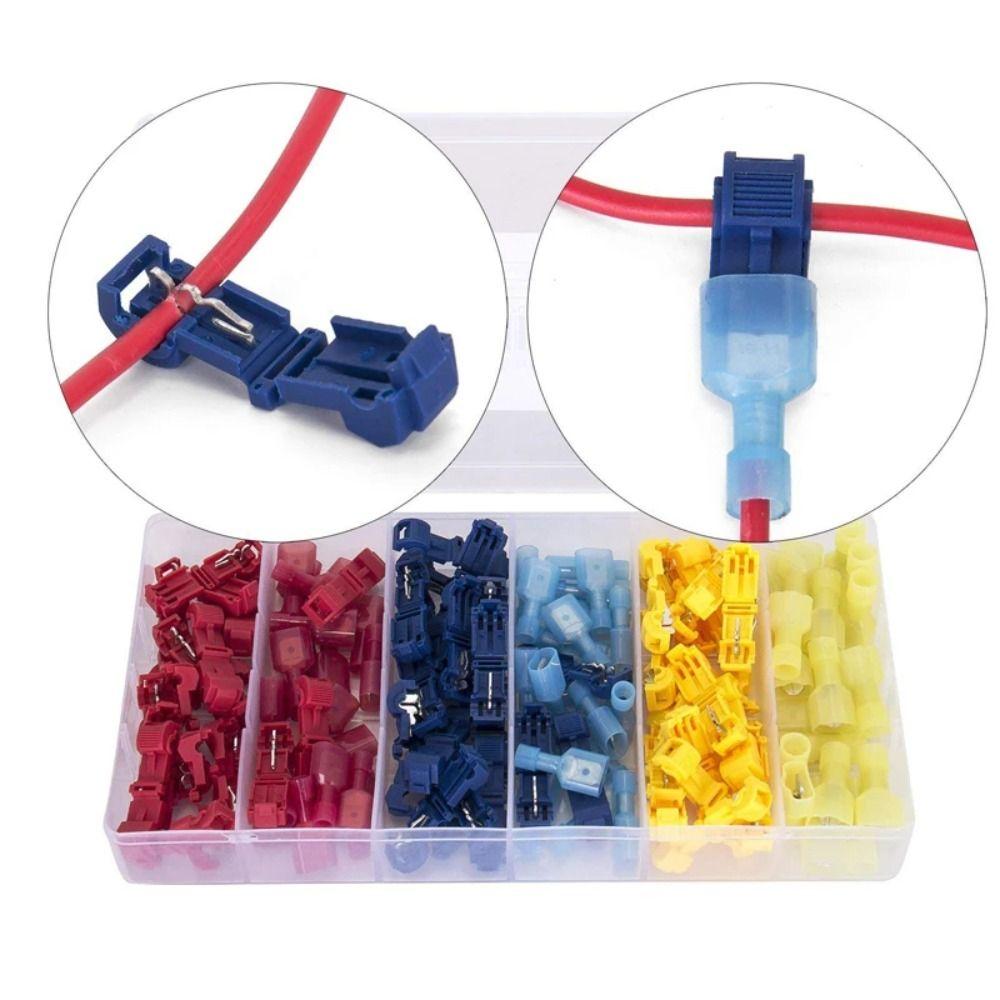 60/120/240PCS Shrinkable T-Tap Wire Cable Connector Waterproof Crimp Wire Terminal Cable 120Pcs with Box
60/120/240PCS Shrinkable T-Tap Wire Cable Connector Waterproof Crimp Wire Terminal Cable 120Pcs with Box