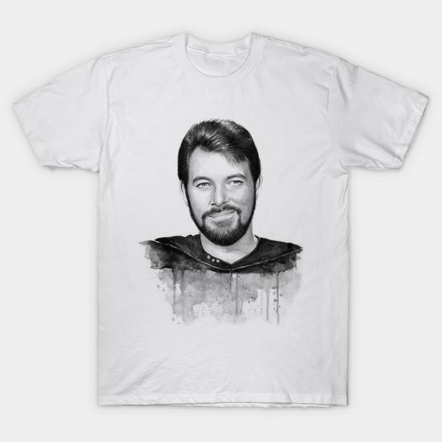Men Black Print T-shirt William Riker No-Cut Transfer Paper Print Cotton Tshirt 3XL білий
Men Black Print T-shirt William Riker No-Cut Transfer Paper Print Cotton Tshirt 3XL білий