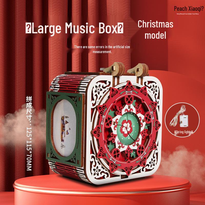 DIY Christmas Tree Music Box - Handmade Shell Storage & Building Blocks for Kids Birthday Decor
DIY Christmas Tree Music Box - Handmade Shell Storage & Building Blocks for Kids Birthday Decor