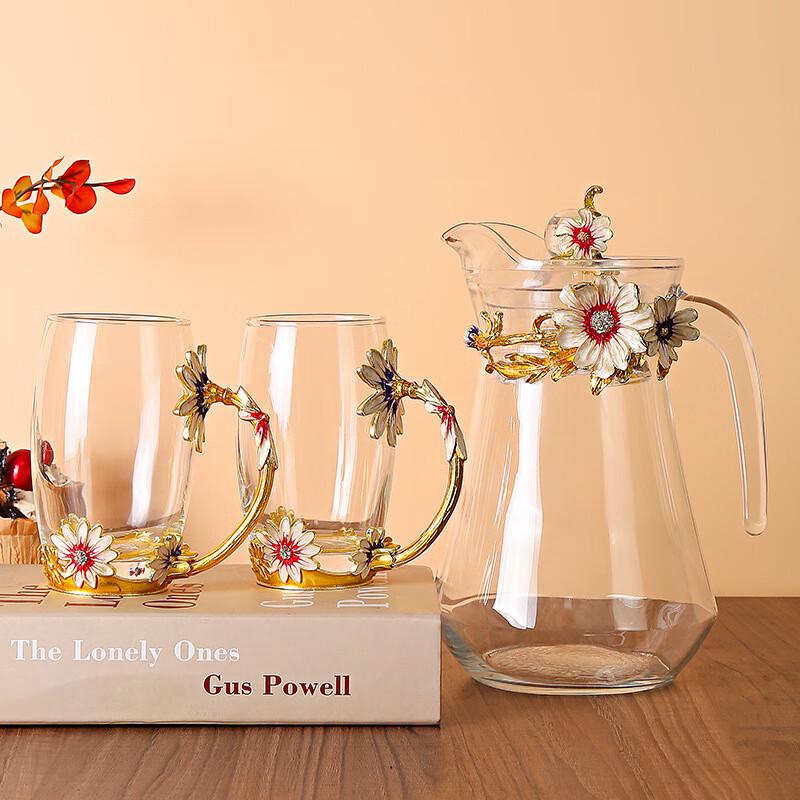 Shangqi Daisy Enamel Glass Tea Set
Shangqi Daisy Enamel Glass Tea Set