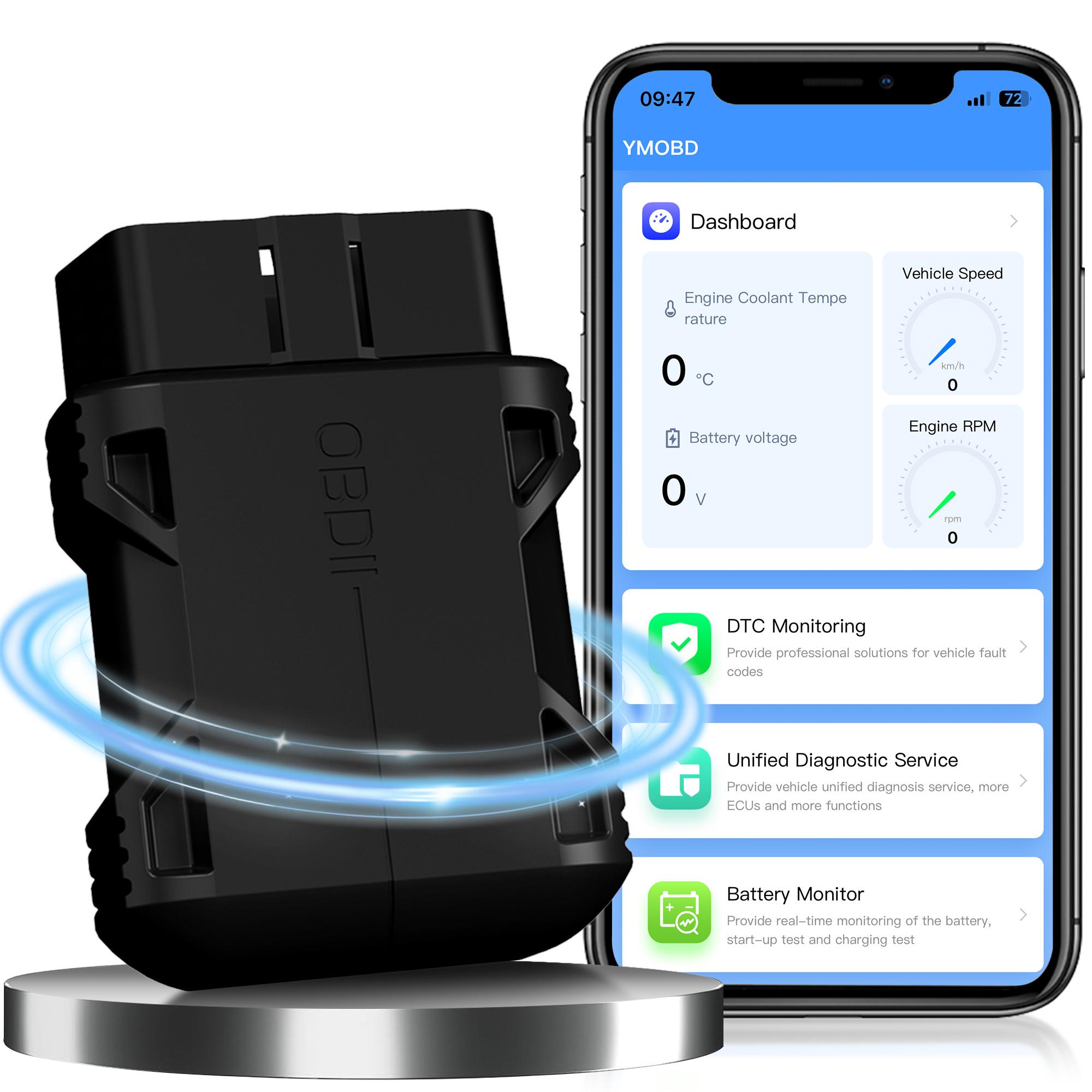 OBD2 Сканер Bluetooth 5.0 Автомобильный Диагностический Сканер для iOS iPhone Android Проверка и Сброс Индикатора «Check Engine» OBD II Считыватель Кодов чёрный
OBD2 Сканер Bluetooth 5.0 Автомобильный Диагностический Сканер для iOS iPhone Android Проверка и Сброс Индикатора «Check Engine» OBD II Считыватель Кодов чёрный