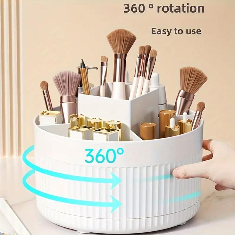 5 Slot 360° Rotating Household Makeup Brush Storage Bucket Rotating Desktop Storage Organizers Vanity Desktop Bathroom Office белый
5 Slot 360° Rotating Household Makeup Brush Storage Bucket Rotating Desktop Storage Organizers Vanity Desktop Bathroom Office белый