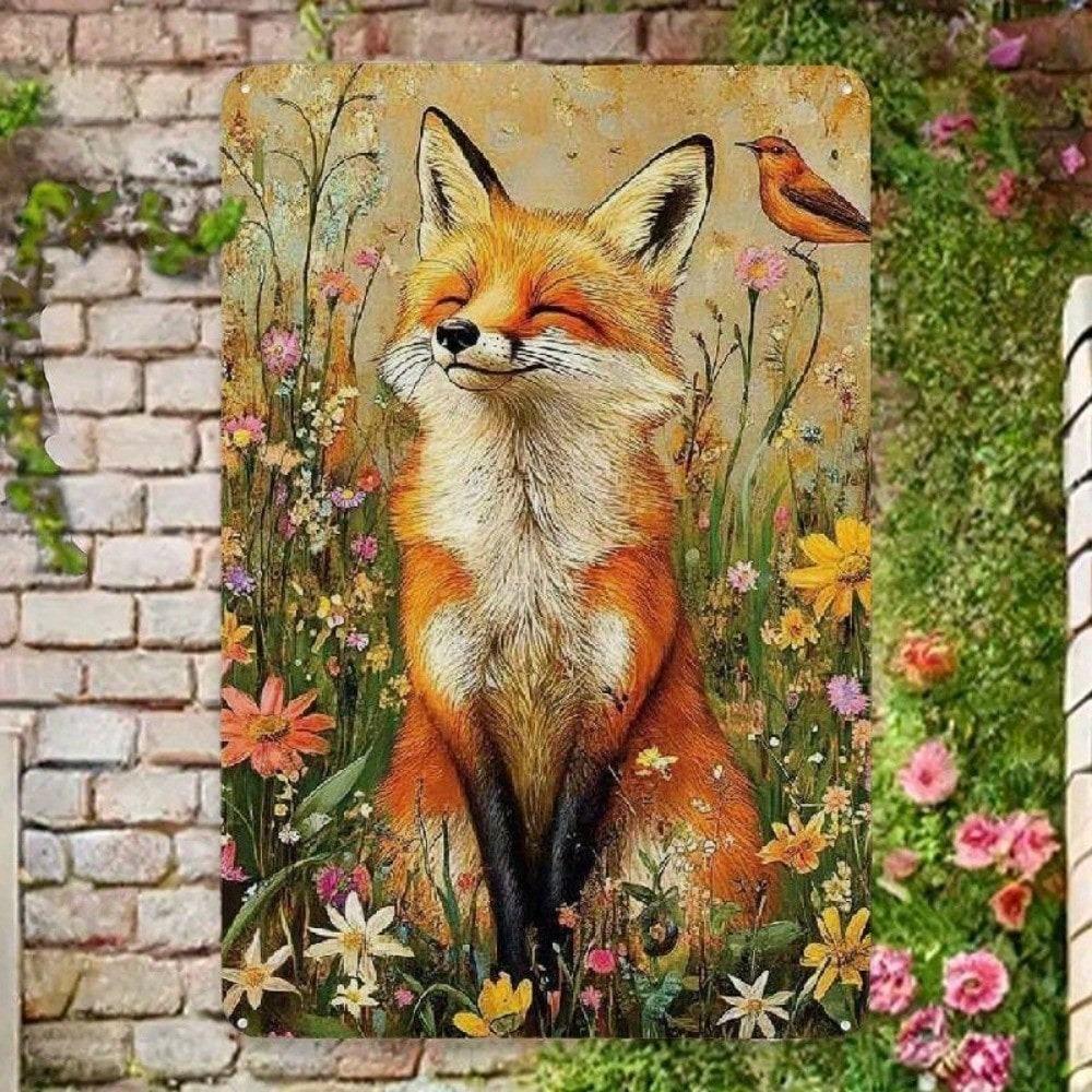 Vintage Tin Sign x Inch Wall Art Rustic Fox Wildflowers Metal Sign for Kitchen Cabin Bedroom Decor Easy Mount 20x30cm(7.8x11.8inch)
Vintage Tin Sign x Inch Wall Art Rustic Fox Wildflowers Metal Sign for Kitchen Cabin Bedroom Decor Easy Mount 20x30cm(7.8x11.8inch)