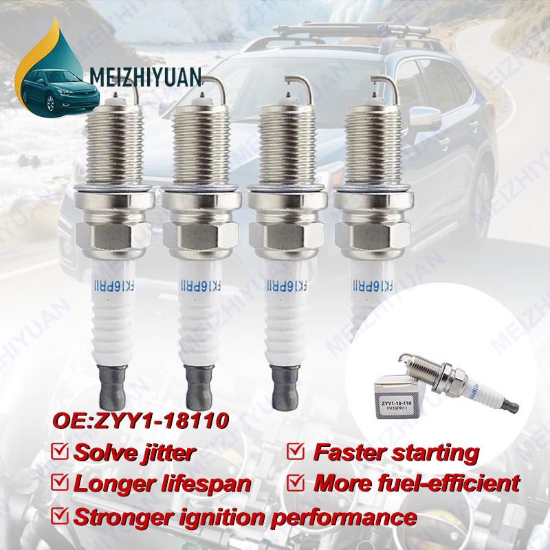 4/8PCS Dual Iridium Spark Plug ZYY1-18110 FK16PR11 for Mazda 2 3BK 1.3L ZJ-VE ZJ46 ZJ07 ZJ30 ZJ32 ZYY1-18-110 Car Candles 4 pcs
4/8PCS Dual Iridium Spark Plug ZYY1-18110 FK16PR11 for Mazda 2 3BK 1.3L ZJ-VE ZJ46 ZJ07 ZJ30 ZJ32 ZYY1-18-110 Car Candles 4 pcs