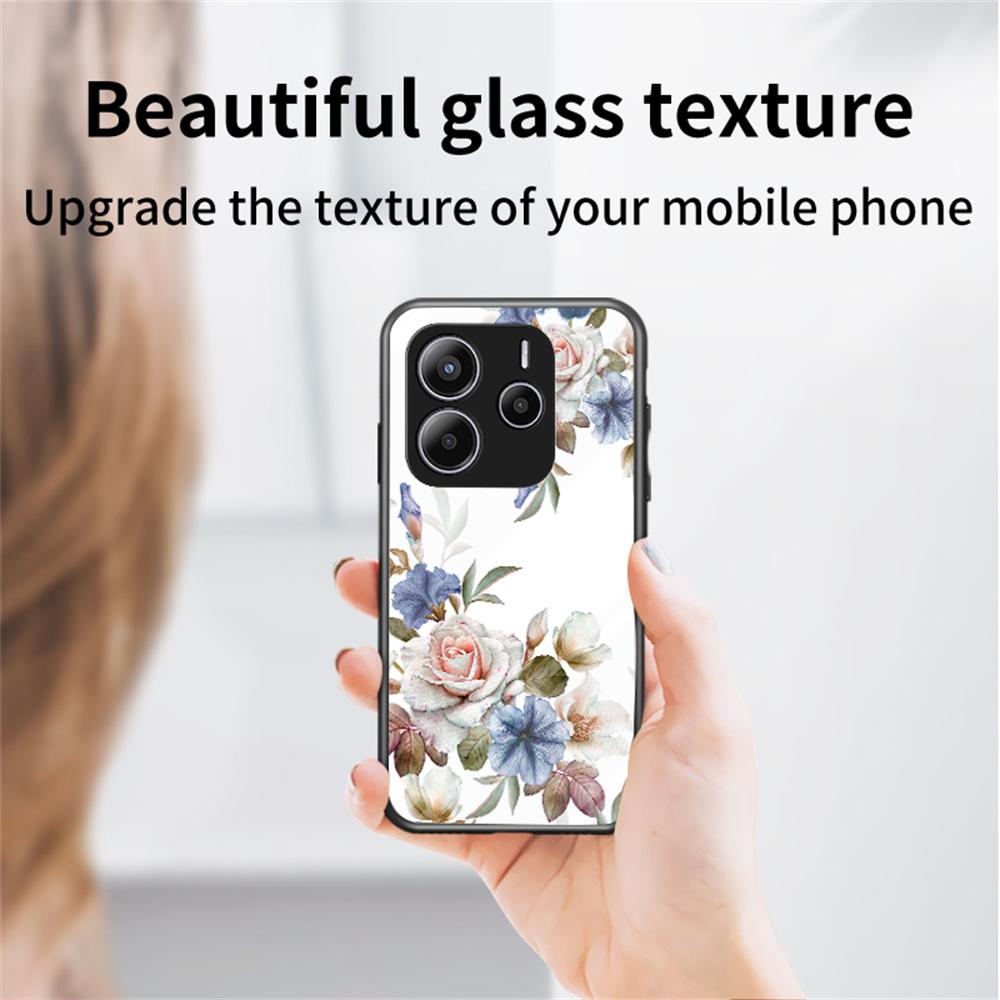 For Xiaomi Redmi Note 14 5G Case Floral Pattern TPU+Tempered Glass Protective Phone Cover Chinese Rose
For Xiaomi Redmi Note 14 5G Case Floral Pattern TPU+Tempered Glass Protective Phone Cover Chinese Rose