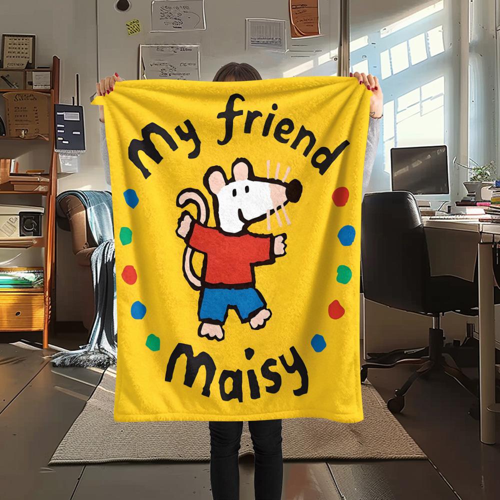 1PC Maisy Print Flannel Blanket, High quality Comfortable for All Seasons, Home Decor, Warmth and Comfort, Perfect for Christmas Gifts 80cm x 120cm
1PC Maisy Print Flannel Blanket, High quality Comfortable for All Seasons, Home Decor, Warmth and Comfort, Perfect for Christmas Gifts 80cm x 120cm