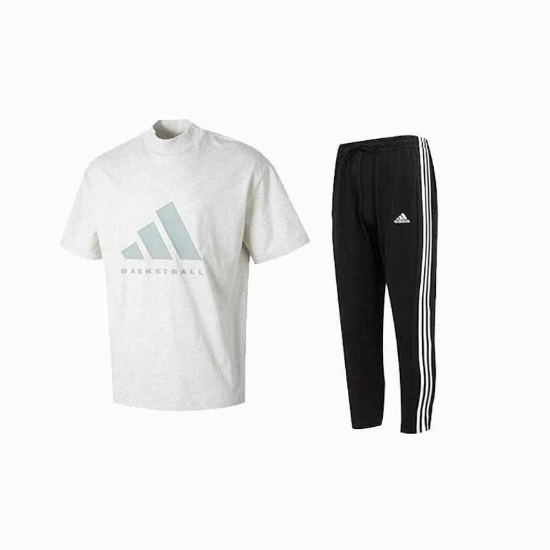 Adidas Solid Color Simple Logo Round Neck Short Sleeve T-Shirt With Striped Knit Long Pants Casual Sports Set Men Sets IT4332+IC0044 XXL
Adidas Solid Color Simple Logo Round Neck Short Sleeve T-Shirt With Striped Knit Long Pants Casual Sports Set Men Sets IT4332+IC0044 XXL