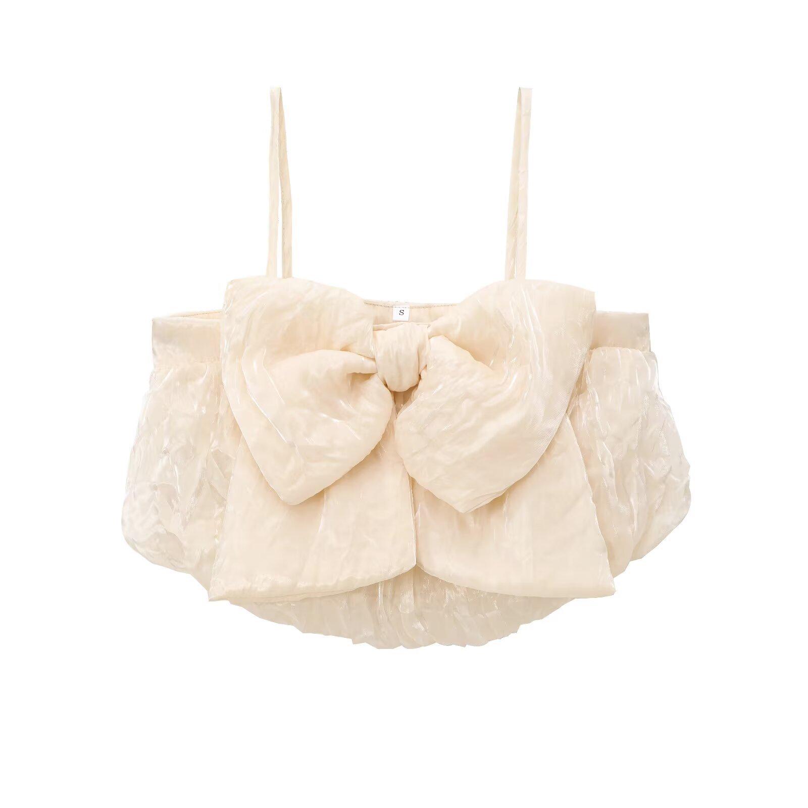 2025 Spring Women s Fashion: Sweet Slim Versatile Bow-Decorated Camisole XS грязно-белый
2025 Spring Women s Fashion: Sweet Slim Versatile Bow-Decorated Camisole XS грязно-белый