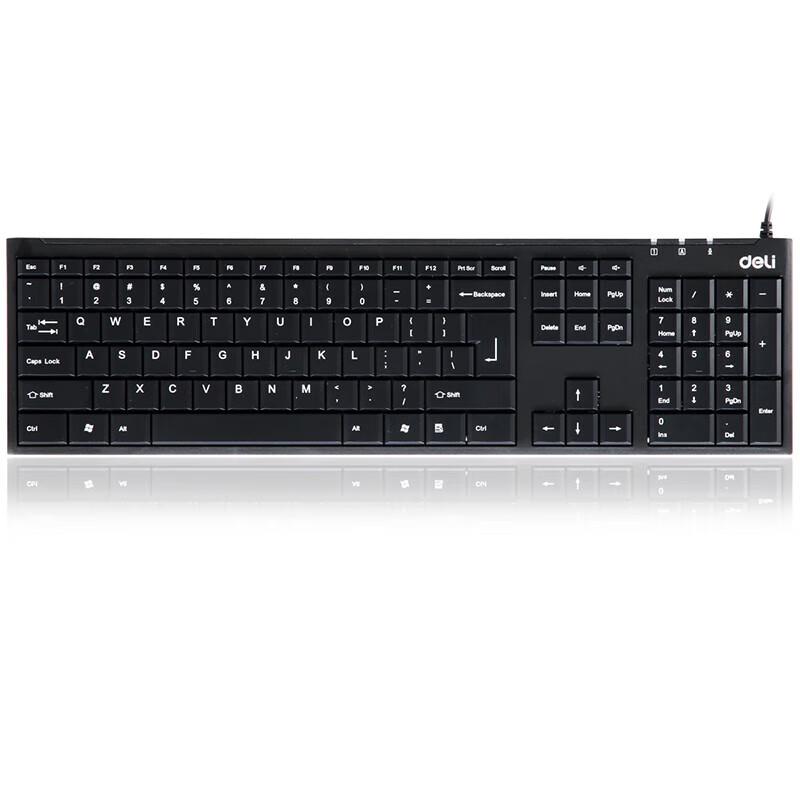Deli Full-Size USB Wired Office Keyboard
Deli Full-Size USB Wired Office Keyboard