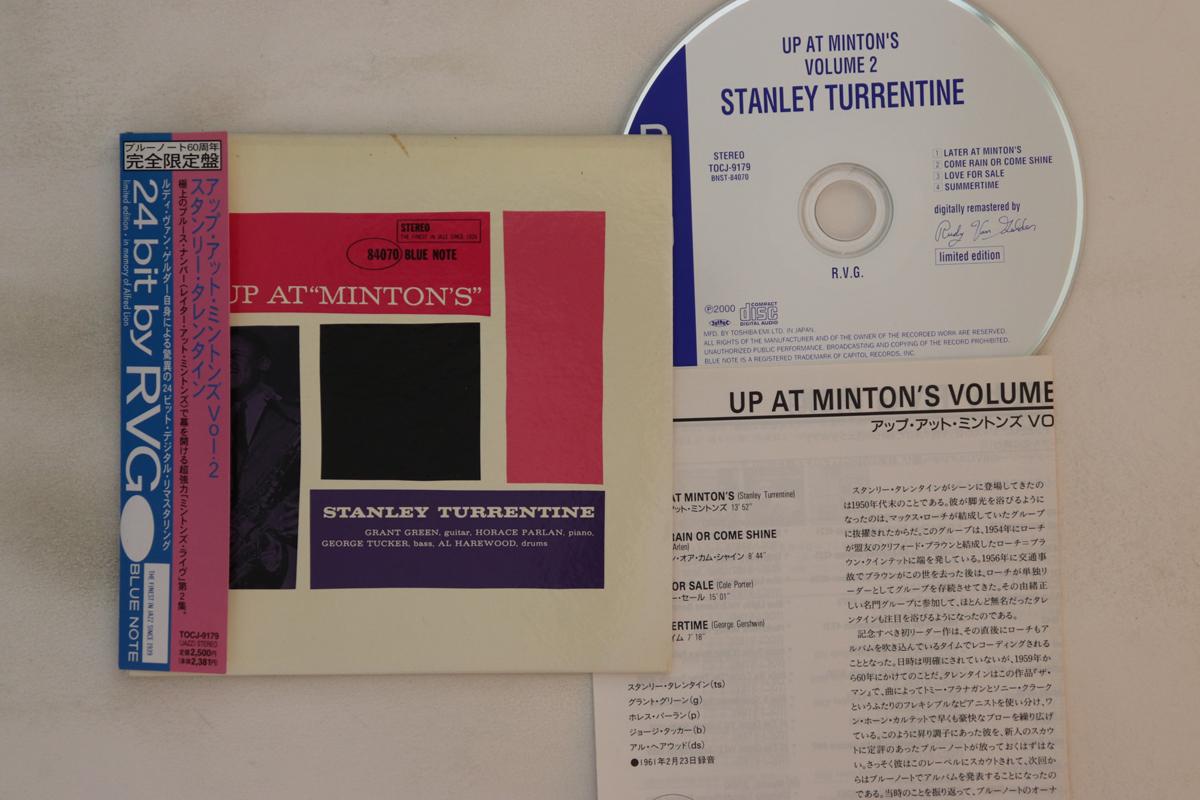 CD STANLEY TURRENTINE - Up At Minton s Vol. 2 TOCJ9179 BLUE NOTE 2000 Japan Obi Jazz
CD STANLEY TURRENTINE - Up At Minton s Vol. 2 TOCJ9179 BLUE NOTE 2000 Japan Obi Jazz