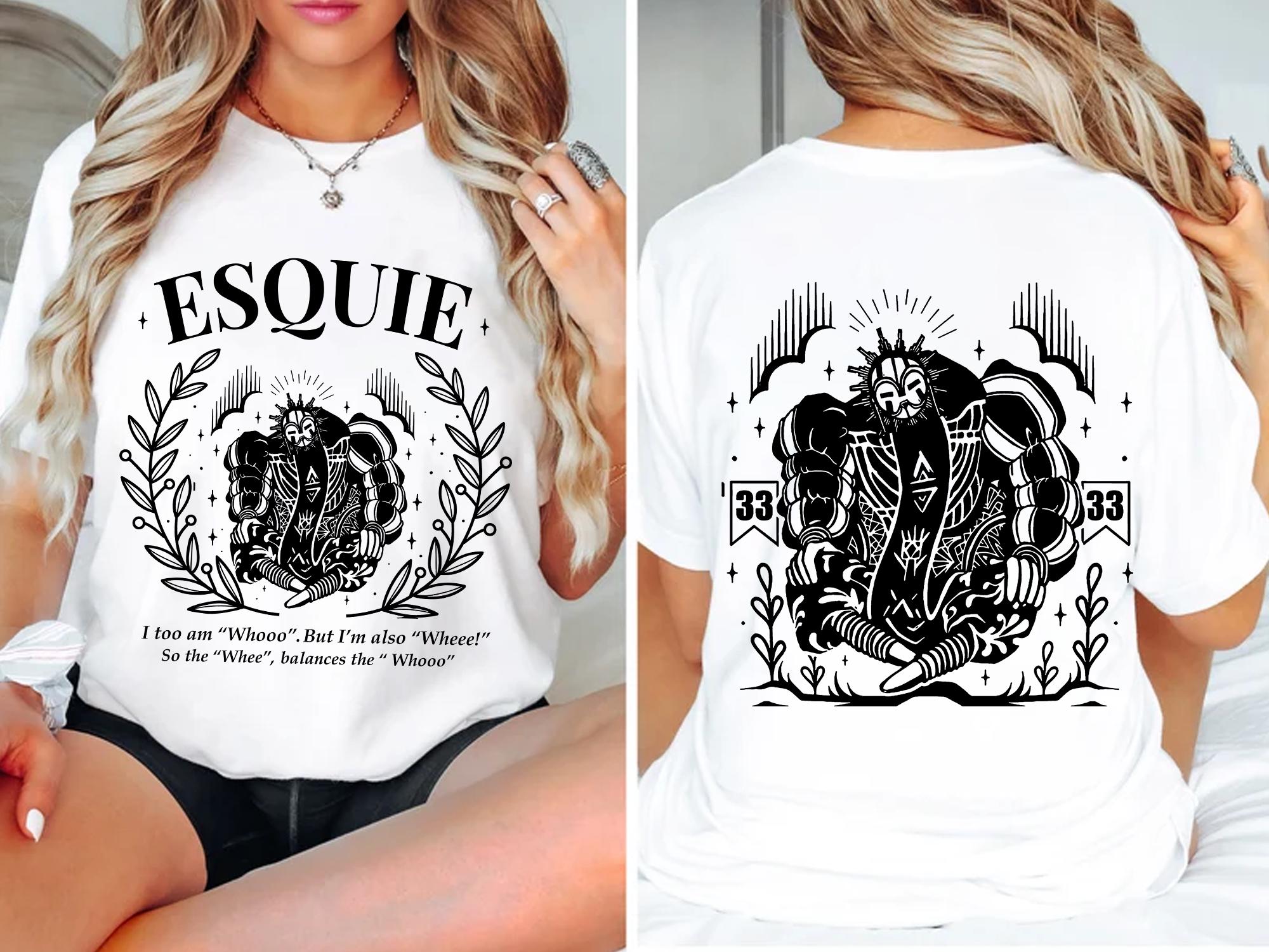 Esquie Clair Obscur Expedition 33 Shirt Clair Obscur Fan Gift Player Gift Printed Pattern Washed Tshirt with Street Style Feel S
Esquie Clair Obscur Expedition 33 Shirt Clair Obscur Fan Gift Player Gift Printed Pattern Washed Tshirt with Street Style Feel S