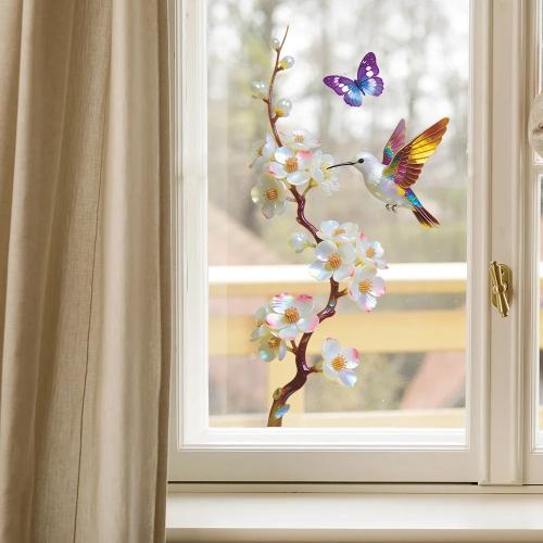 Painted Floral Bird Outdoor Balcony Glass Window Stickers Beautifying Decals Self-Adhesive
Painted Floral Bird Outdoor Balcony Glass Window Stickers Beautifying Decals Self-Adhesive
