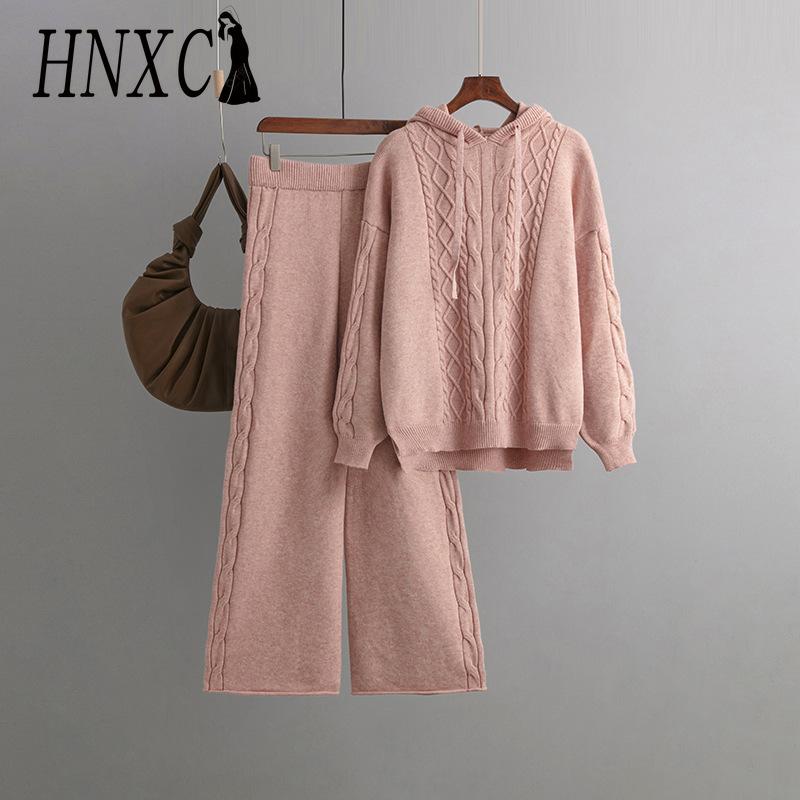 HNXC Design Style Set Features A Drawstring Hooded Loose Sweater and Drape Wide-leg Trousers, A Trendy Two-piece Twisted Pair One size помаранчевий
HNXC Design Style Set Features A Drawstring Hooded Loose Sweater and Drape Wide-leg Trousers, A Trendy Two-piece Twisted Pair One size помаранчевий