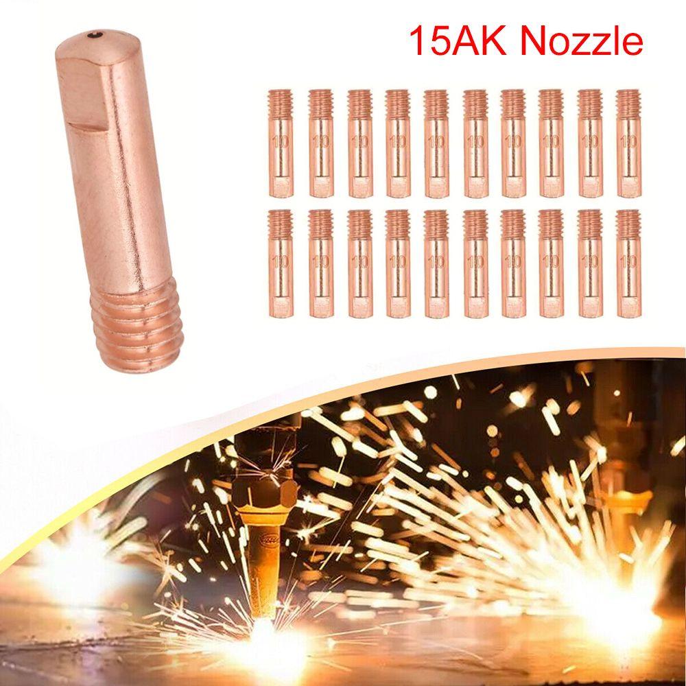 15AK Сварочные принадлежности Сварочное сопло MIG Инструмент для пайки Проводящие контактные наконечники Расходные материалы для горелки 
15AK Сварочные принадлежности Сварочное сопло MIG Инструмент для пайки Проводящие контактные наконечники Расходные материалы для горелки
