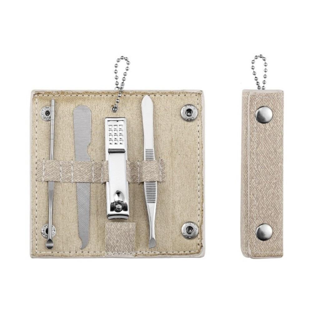 Stainless Steel Manicure Tools Set Mini Eyebrow Trimming Tool Portable Nail Clipper Kit бежевый
Stainless Steel Manicure Tools Set Mini Eyebrow Trimming Tool Portable Nail Clipper Kit бежевый
