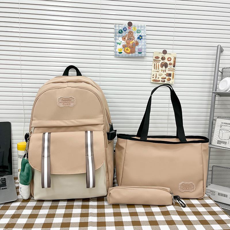 TS JYL laptop bag,Korean INS Casual Backpack Girl 2024 Large Handbag 3 Sets School Bag Add accessories сірий
TS JYL laptop bag,Korean INS Casual Backpack Girl 2024 Large Handbag 3 Sets School Bag Add accessories сірий