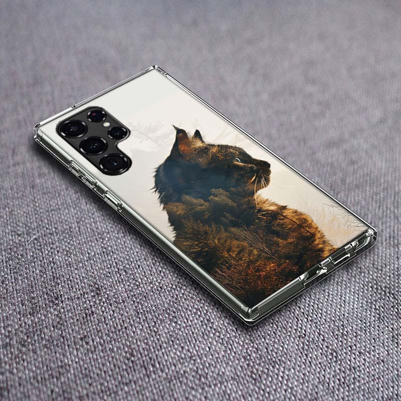 Forest and Cat Phone Case For Samsung Galaxy S24 S23 S21 S20 FE S22 S26 Ultra S25 Edge S10 Plus Cover Clear TPU Capa Shell Coque Samsung S20 Plus
Forest and Cat Phone Case For Samsung Galaxy S24 S23 S21 S20 FE S22 S26 Ultra S25 Edge S10 Plus Cover Clear TPU Capa Shell Coque Samsung S20 Plus