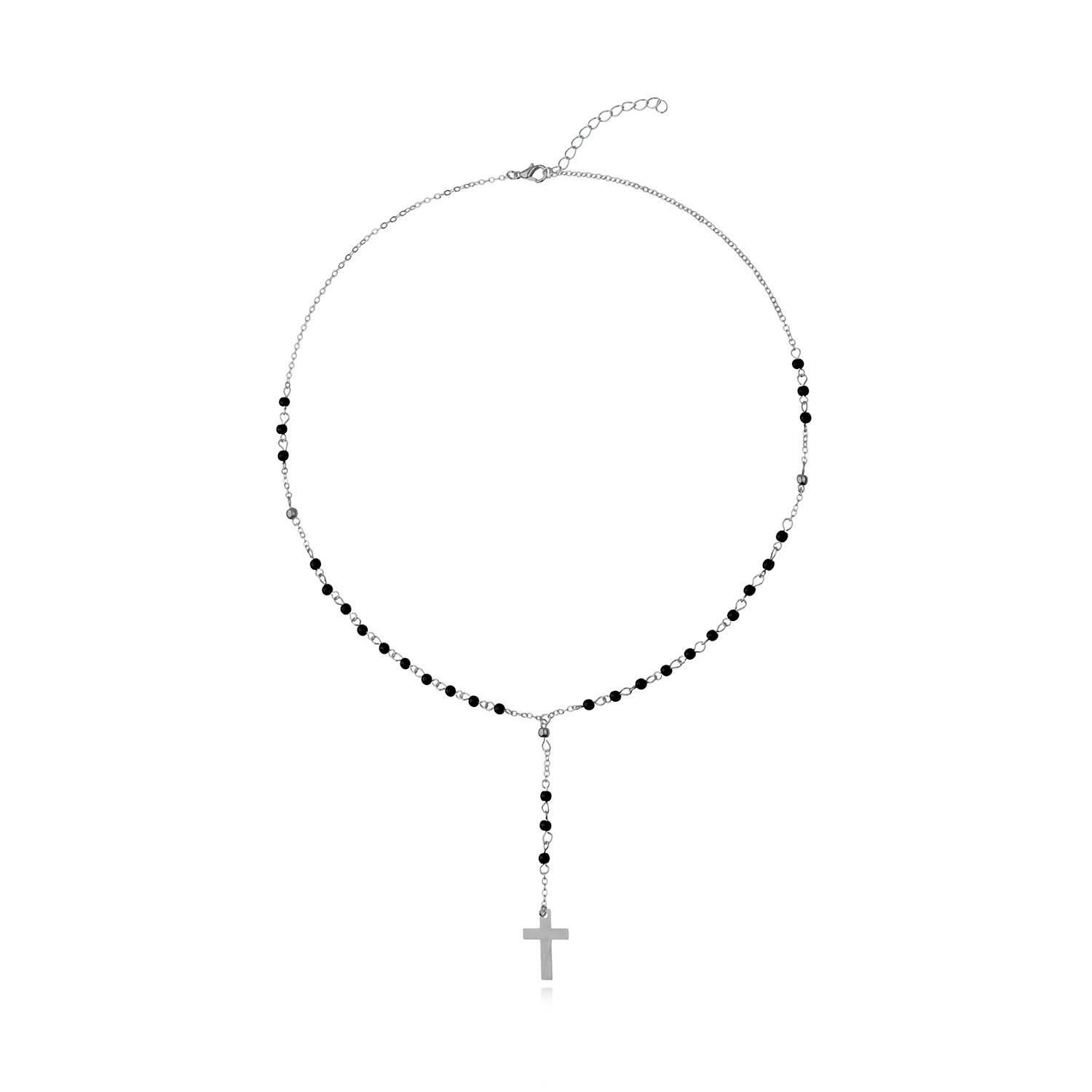 European and American new fashion, hot-selling, long fringed turquoise bead cross necklace
European and American new fashion, hot-selling, long fringed turquoise bead cross necklace