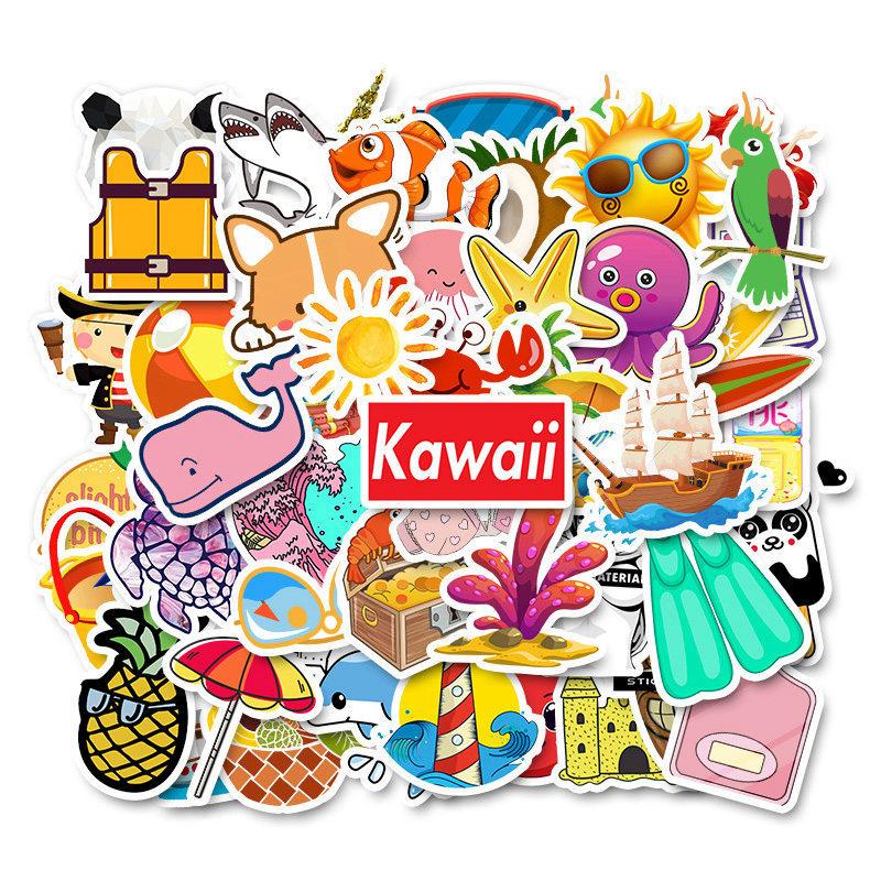100 Popular Small Fresh and Cute Cartoon Stickers Skateboard Guitar Suitcase Waterproof and Removable Stickers
100 Popular Small Fresh and Cute Cartoon Stickers Skateboard Guitar Suitcase Waterproof and Removable Stickers