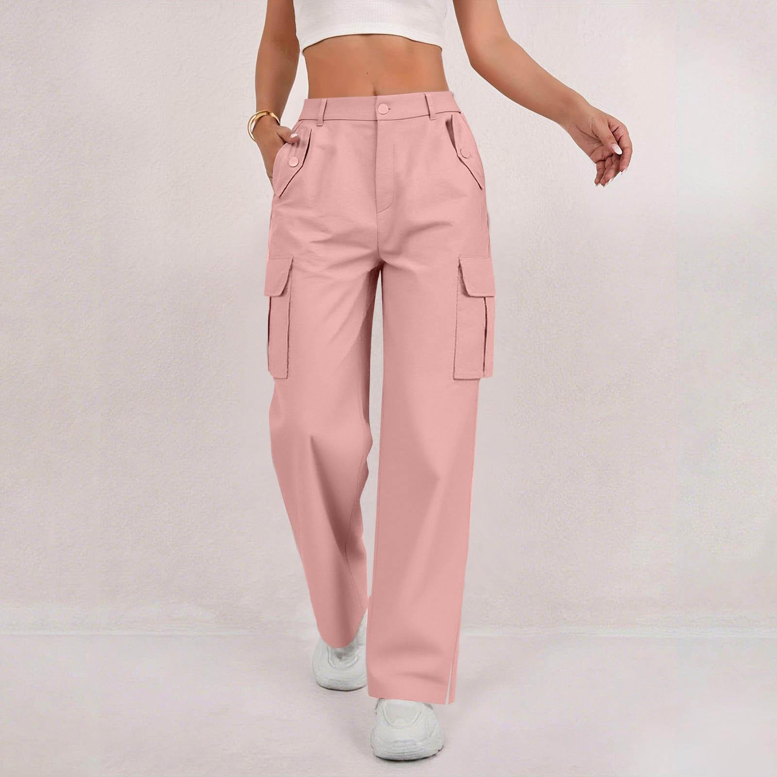 Women s Fashion Relaxed-Fit Pocket Straight-Leg Pants Sporty Wide-Leg Pants High-Waisted Casual Cropped Pants M рожевий
Women s Fashion Relaxed-Fit Pocket Straight-Leg Pants Sporty Wide-Leg Pants High-Waisted Casual Cropped Pants M рожевий