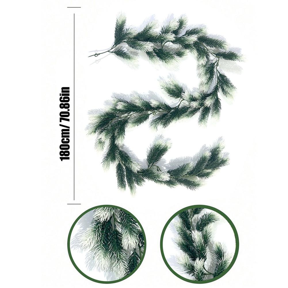 2 шт. 1,8 м Искусственная сосновая хвоя Ротанг Настенный Имитация Зеленых растений Рождественское украшение
2 шт. 1,8 м Искусственная сосновая хвоя Ротанг Настенный Имитация Зеленых растений Рождественское украшение