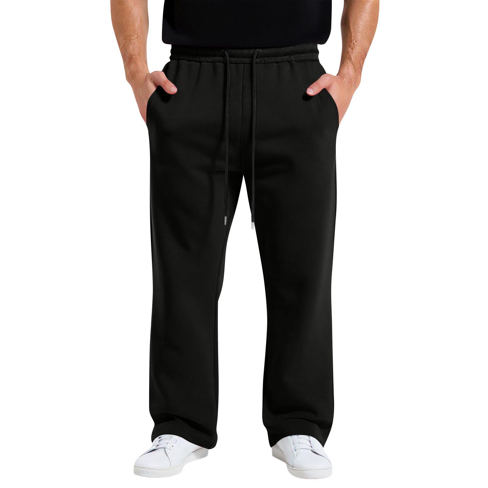 Men s Baggy Sweatpants Wide Leg Sweat Pants With Pockets L чёрный
Men s Baggy Sweatpants Wide Leg Sweat Pants With Pockets L чёрный