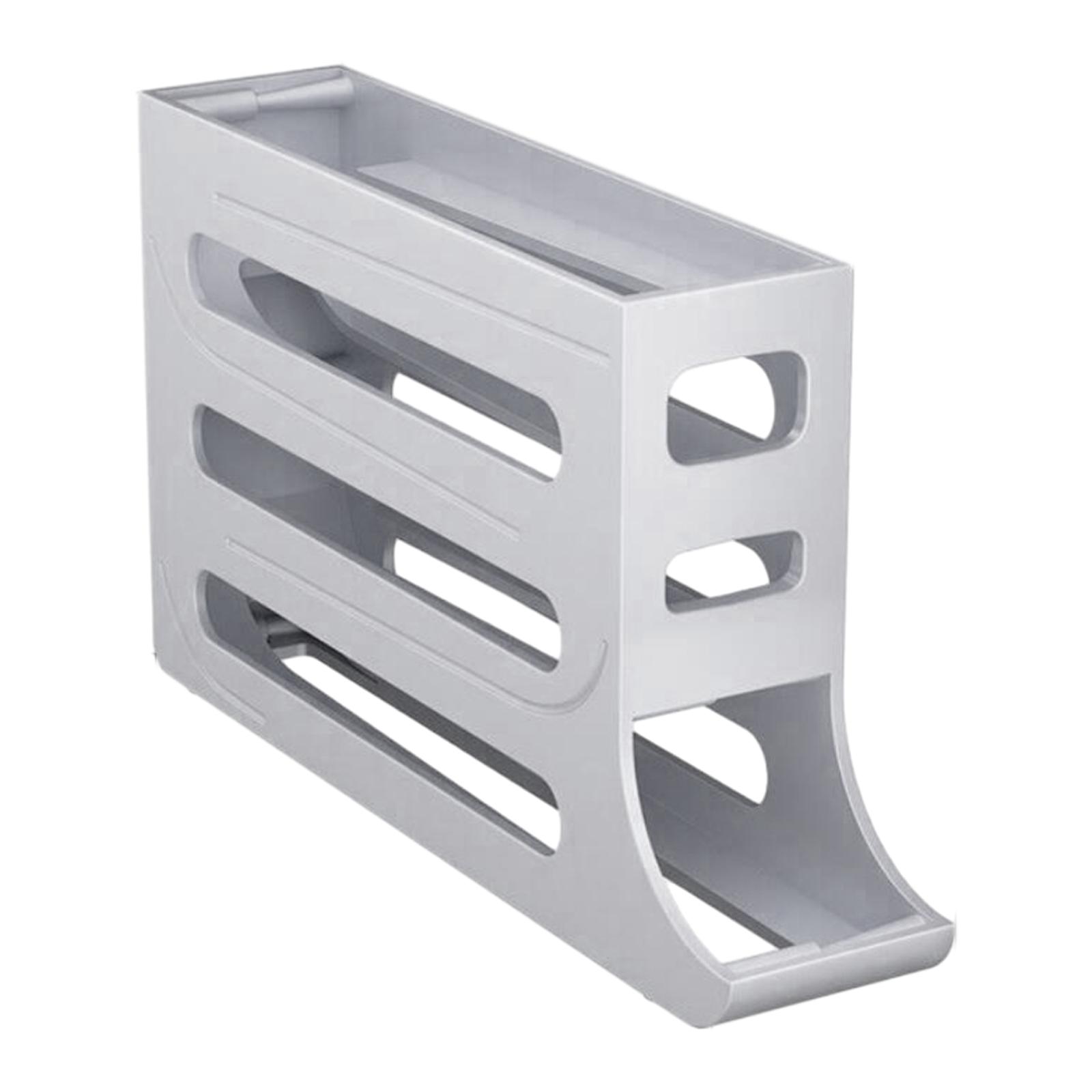 Automatically Fridge Rolling Egg Container Organizer Large Capacity Storage 4 Tier Egg Tray for Pantry Kitchen Housewarming Gift сірий колір
Automatically Fridge Rolling Egg Container Organizer Large Capacity Storage 4 Tier Egg Tray for Pantry Kitchen Housewarming Gift сірий колір