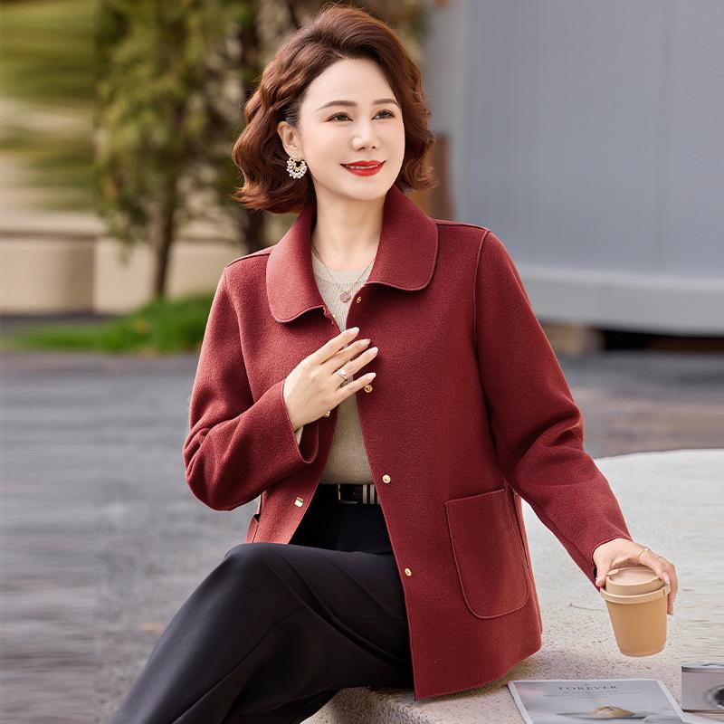 Mom s 2026 Double-Sided Woolen Lapel Coat: Stylish Spring & Autumn Fashion for Middle-Aged and Elderly Women 4XL (for 135-150 jin) красный
Mom s 2026 Double-Sided Woolen Lapel Coat: Stylish Spring & Autumn Fashion for Middle-Aged and Elderly Women 4XL (for 135-150 jin) красный