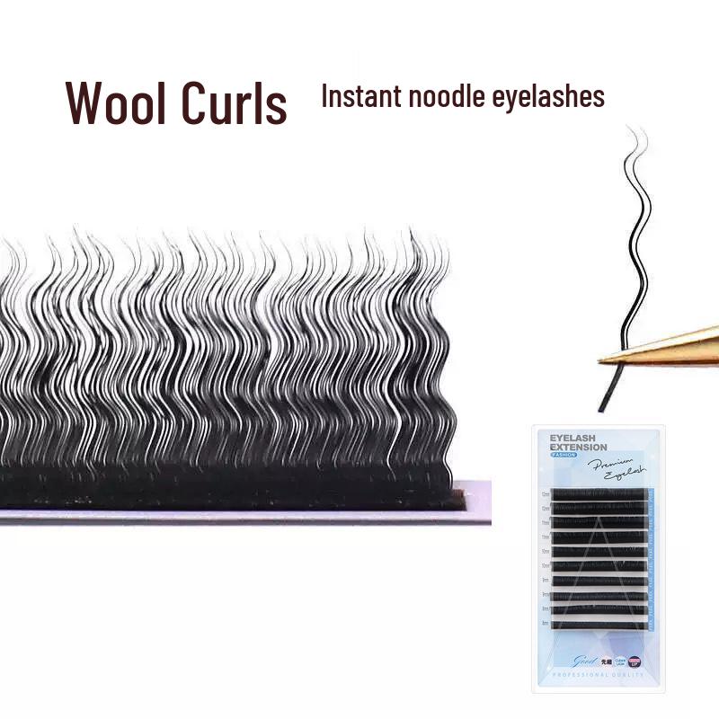 Manga Wave Woolly Curl Eyelashes: Instant Noodle Style, Soft, Non-Scattered Roots Curl C
Manga Wave Woolly Curl Eyelashes: Instant Noodle Style, Soft, Non-Scattered Roots Curl C