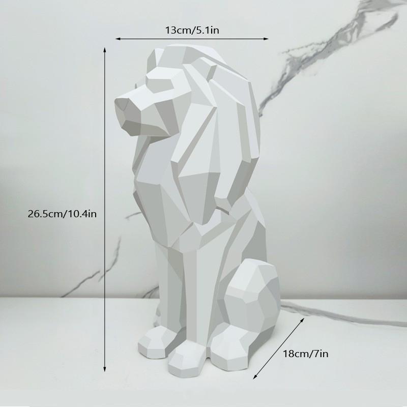NORTHEUINS Resin Morden Geometry Lion Figurines Europe Art Animal Statue for Interior Home Living Roon Office Desktop Decoration
NORTHEUINS Resin Morden Geometry Lion Figurines Europe Art Animal Statue for Interior Home Living Roon Office Desktop Decoration
