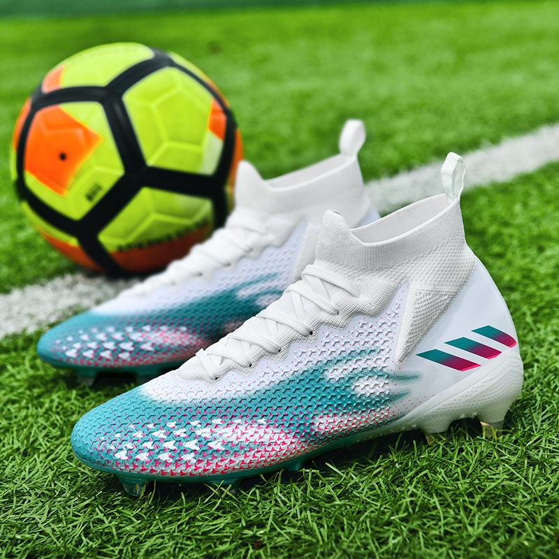 Football Shoes Boys Broken Nails Spikes Male Female Adult Student High Top Lawn Sneakers Competition Training Shoes 35
Football Shoes Boys Broken Nails Spikes Male Female Adult Student High Top Lawn Sneakers Competition Training Shoes 35