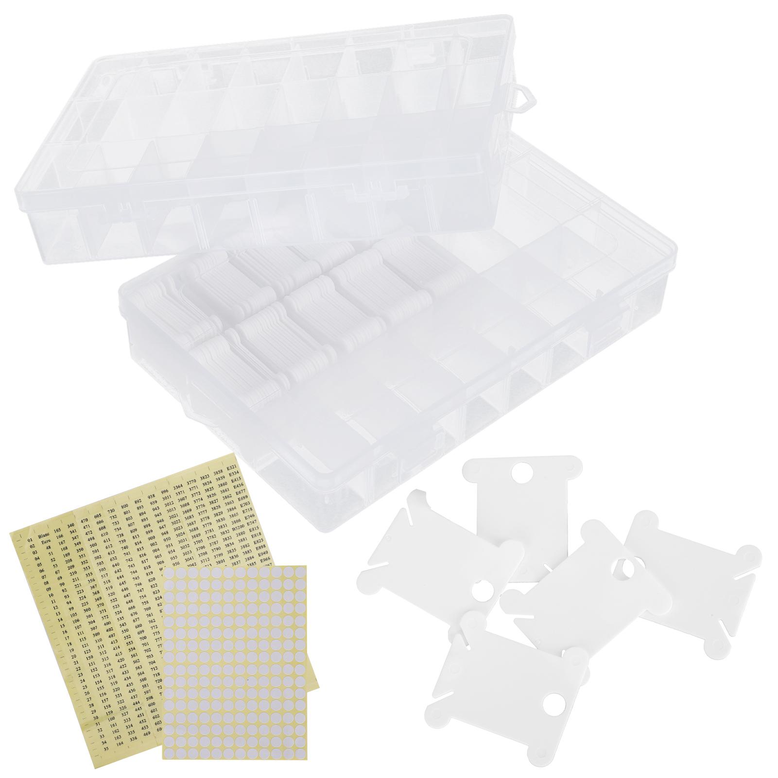 150Pcs Sewing Floss Bobbins Winding Plate Stitch Organizer Set Embroidery Supplies
150Pcs Sewing Floss Bobbins Winding Plate Stitch Organizer Set Embroidery Supplies