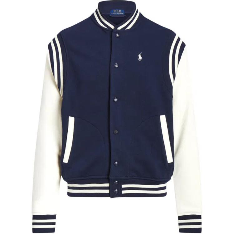 Куртка мужская Polo Ralph Lauren с логотипом, круглым вырезом, на одной пуговице, бейсбольная, с длинными рукавами, синяя 710917913-001 M
Куртка мужская Polo Ralph Lauren с логотипом, круглым вырезом, на одной пуговице, бейсбольная, с длинными рукавами, синяя 710917913-001 M