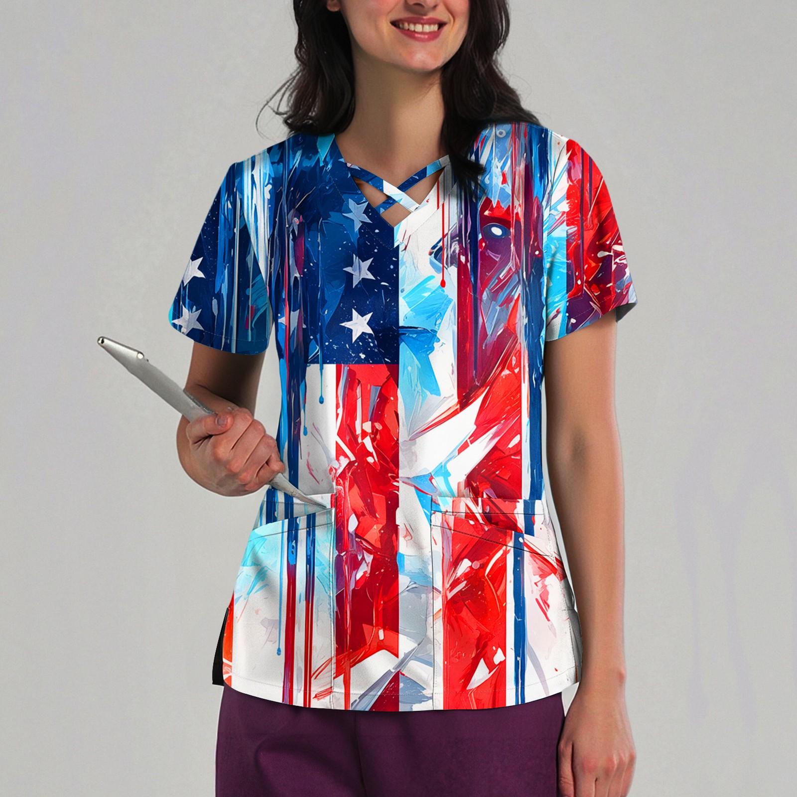 Women s Loose Independence Day Printed Top Short Sleeve T-shirt Pullover XL червоний
Women s Loose Independence Day Printed Top Short Sleeve T-shirt Pullover XL червоний