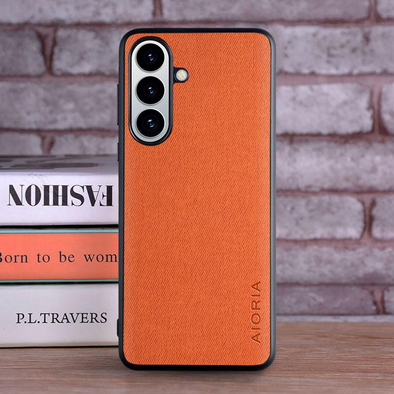 Case for Samsung Galaxy S26 Plus Ultra Textile Leather Fashion Soft TPU Hard PC 3 in1 material for Galaxy S26 Case Coqua funda for Galaxy S26 оранжевый
Case for Samsung Galaxy S26 Plus Ultra Textile Leather Fashion Soft TPU Hard PC 3 in1 material for Galaxy S26 Case Coqua funda for Galaxy S26 оранжевый