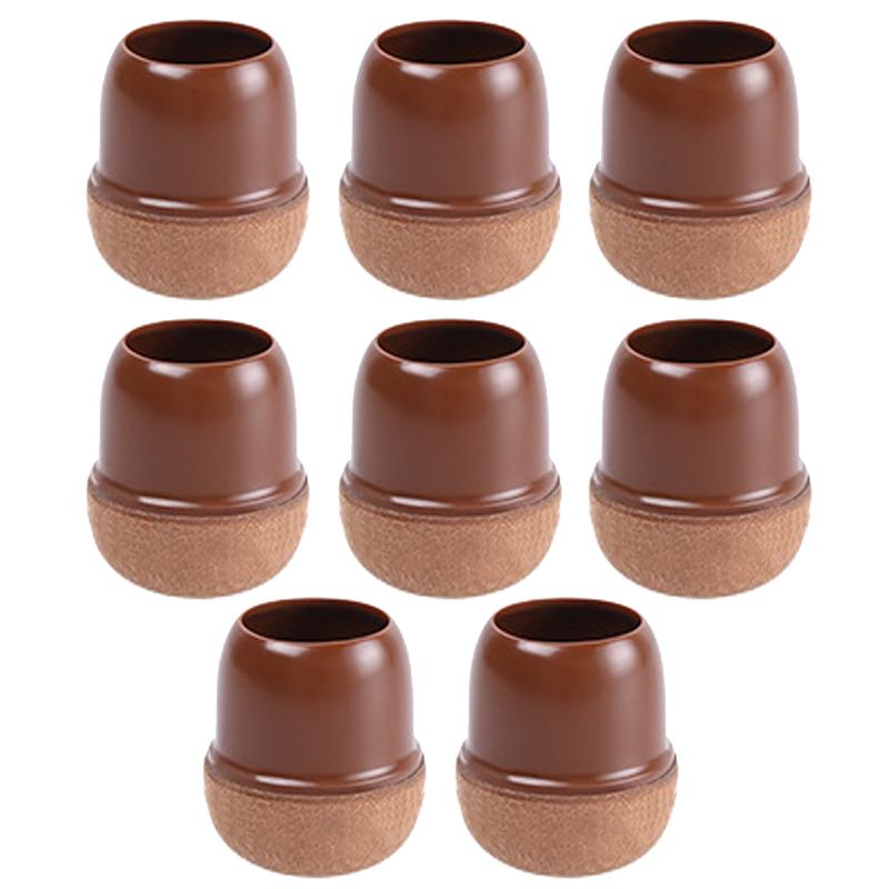 8Pcs Round Felt Bottom Chair Leg Covers Elastic Furniture Foot Protector Pads Anti-slip Table Legs Mat, Size S (ST) Brown
8Pcs Round Felt Bottom Chair Leg Covers Elastic Furniture Foot Protector Pads Anti-slip Table Legs Mat, Size S (ST) Brown
