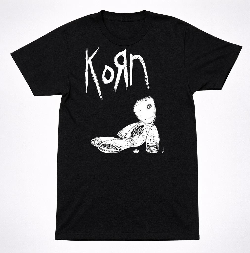 Korn Vintage Doll Sketch T-Shirt Black Nu Metal Band Graphic Unisex Tee L
Korn Vintage Doll Sketch T-Shirt Black Nu Metal Band Graphic Unisex Tee L
