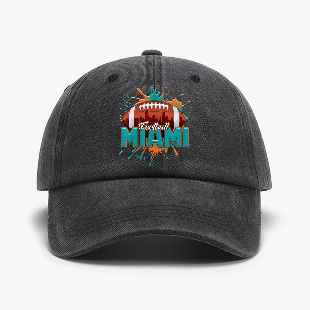 1pc MIAMI Printed Baseball Cap Unisex Retro Washed Distressed Sun Hat Outdoor Fashion Accessory Hat for Men & Women сірий
1pc MIAMI Printed Baseball Cap Unisex Retro Washed Distressed Sun Hat Outdoor Fashion Accessory Hat for Men & Women сірий