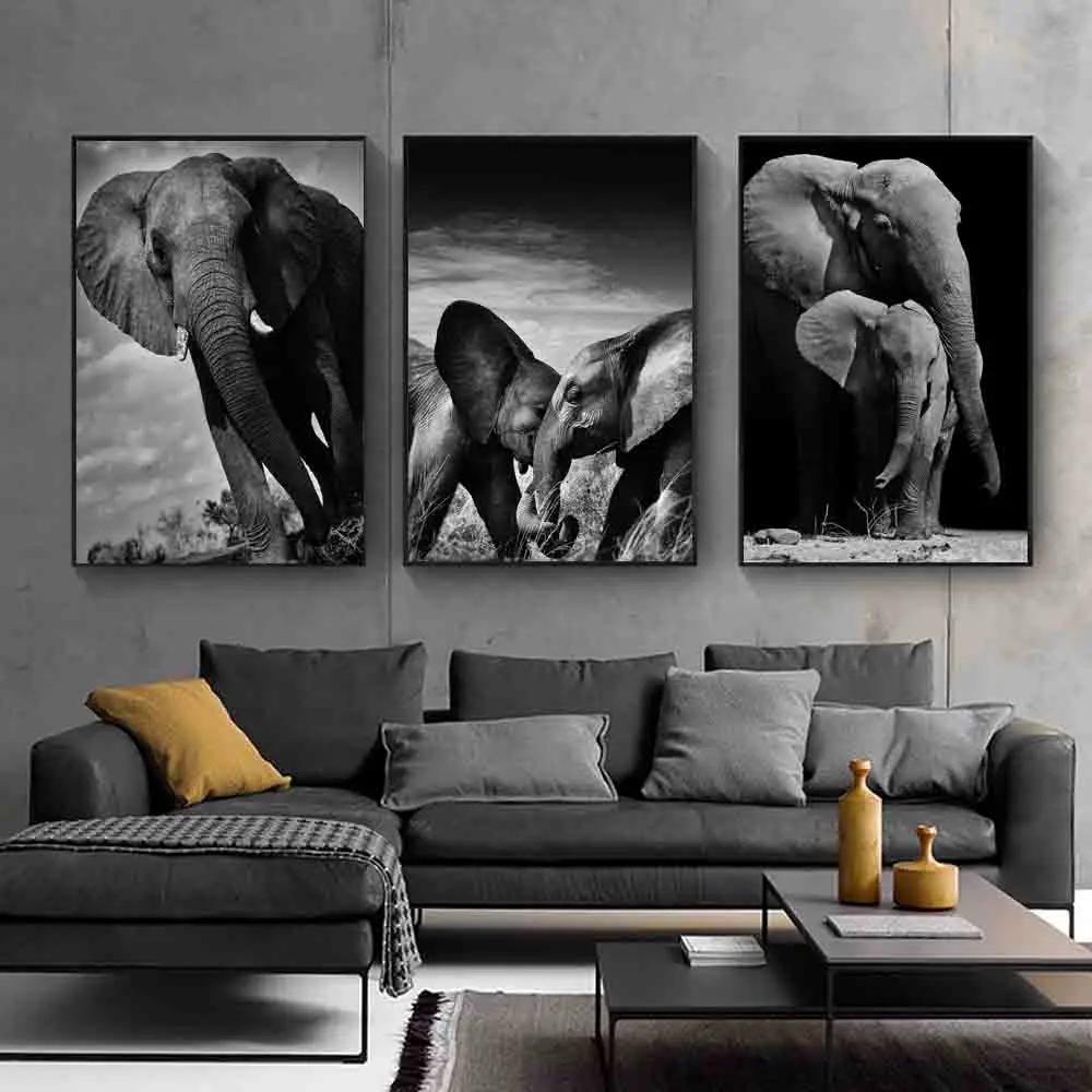 Animal elephant black and white Print Art Canvas Poster For Living Room Decoration Home Wall Picture 8X12inch 20x30cm
Animal elephant black and white Print Art Canvas Poster For Living Room Decoration Home Wall Picture 8X12inch 20x30cm