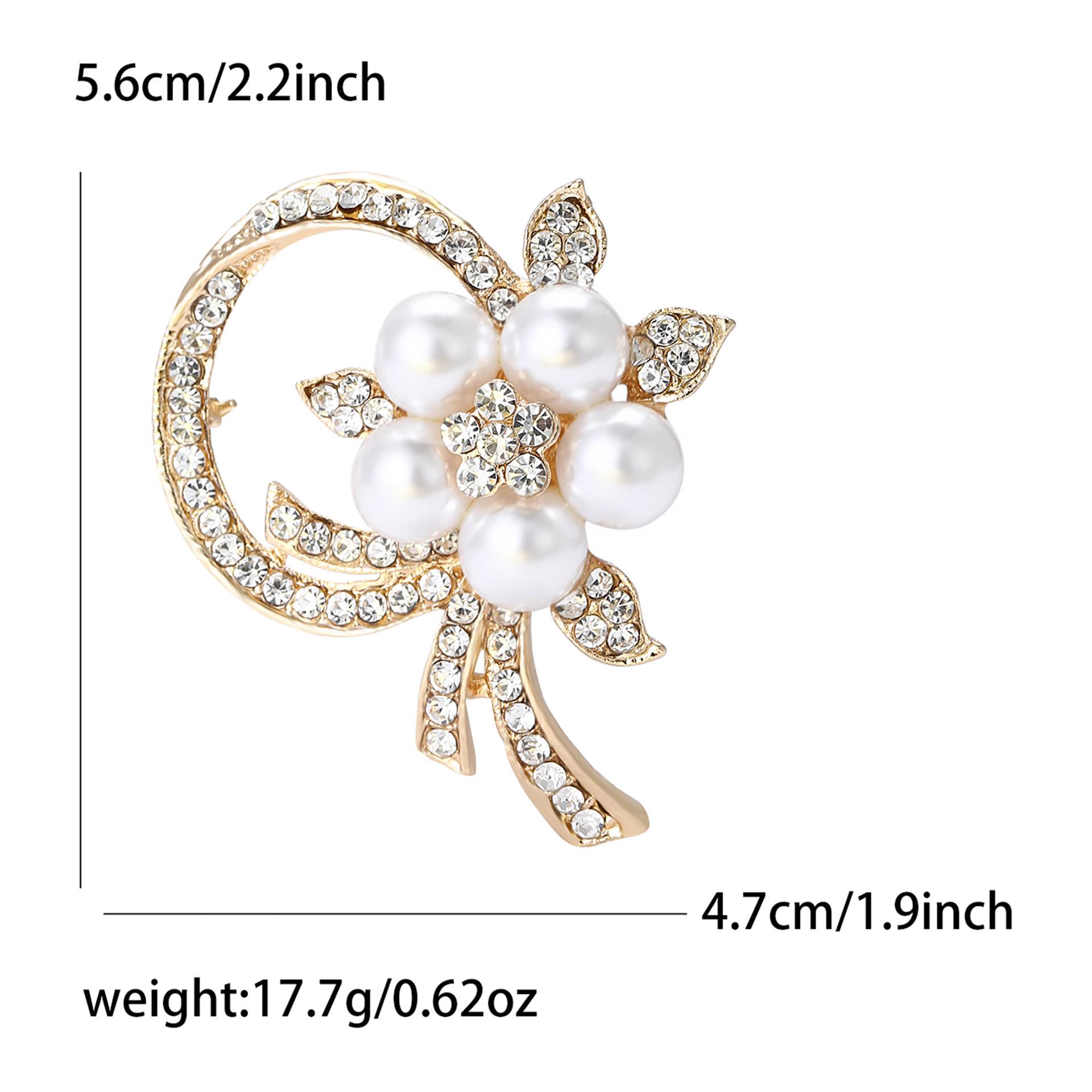Elegant Alloy Rhinestone Pearl Flower Brooch: High-End Women s Fashion Jewelry Pin
Elegant Alloy Rhinestone Pearl Flower Brooch: High-End Women s Fashion Jewelry Pin