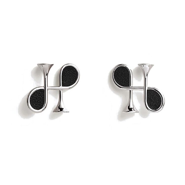 Hermes Cor Baroque Series Horn Logo Palladium Plated Calfskin Earrings Women earrings Silver Black H500078FK89 F,Silver/Black
Hermes Cor Baroque Series Horn Logo Palladium Plated Calfskin Earrings Women earrings Silver Black H500078FK89 F,Silver/Black