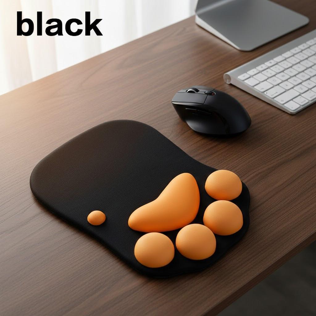 Creative Cute Cat Paw Shaped Silicone Mouse Pad Protective Wrist Rest for Computer Laptop Desktop чёрный
Creative Cute Cat Paw Shaped Silicone Mouse Pad Protective Wrist Rest for Computer Laptop Desktop чёрный