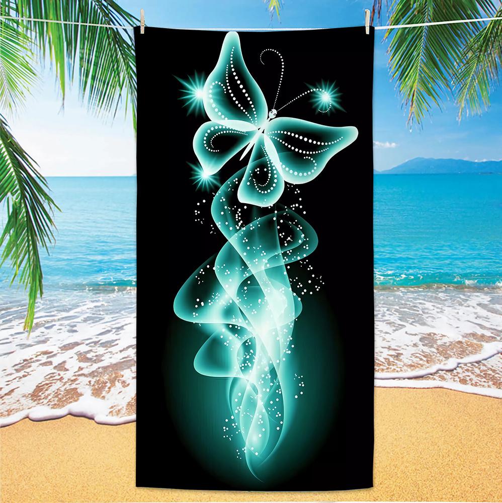 Butterfly Beach Towel, Digital Printing Thin Quick-Dry Anti-Sand Microfiber Lightweight for Swim, Yoga, Travel, Gym, Gift W30*H60(CM)
Butterfly Beach Towel, Digital Printing Thin Quick-Dry Anti-Sand Microfiber Lightweight for Swim, Yoga, Travel, Gym, Gift W30*H60(CM)