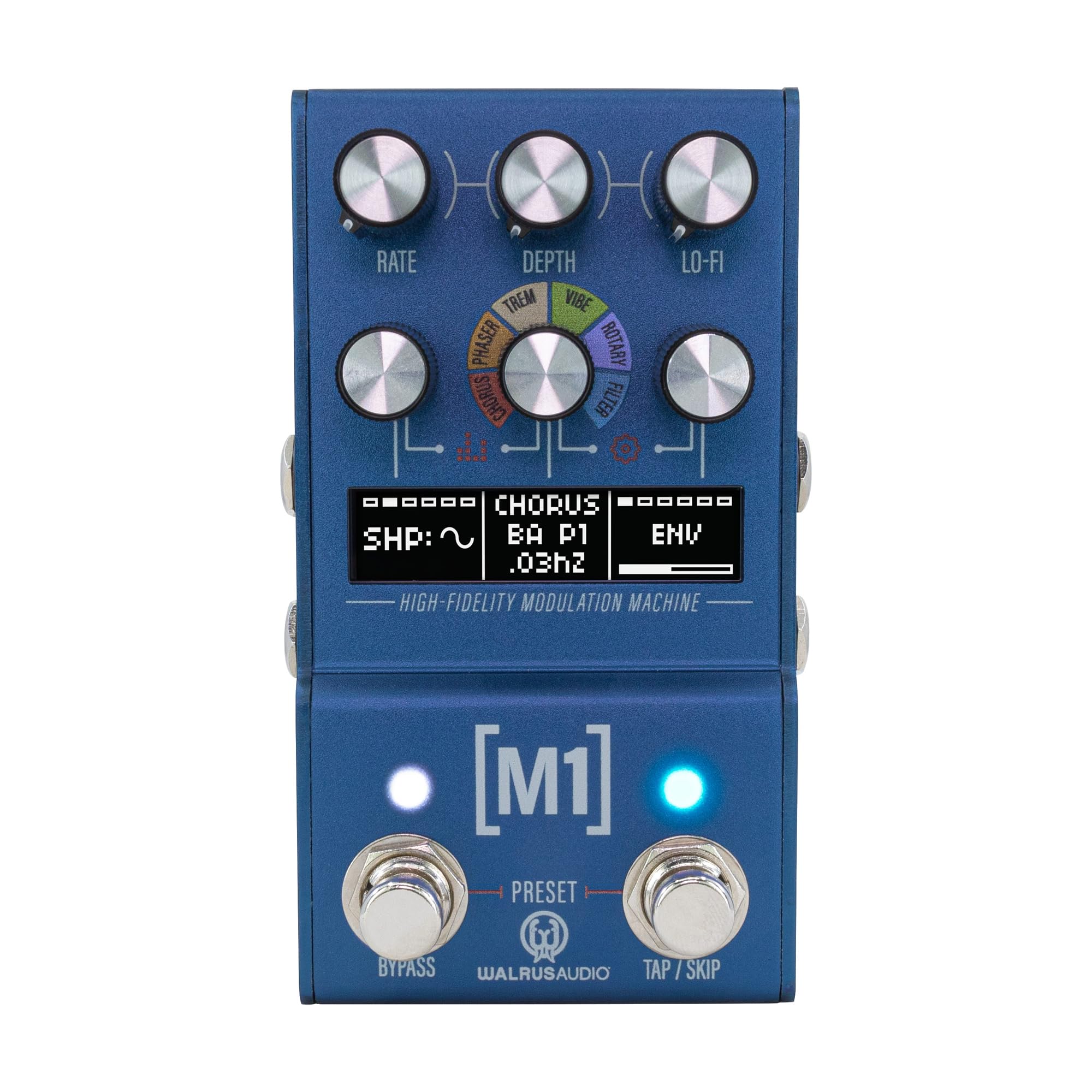 WALRUS AUDIO Mako Series M1 Modulation Machine Modulation MIDI MKII High-Fidelity WAL-MAKO/M1MK2
WALRUS AUDIO Mako Series M1 Modulation Machine Modulation MIDI MKII High-Fidelity WAL-MAKO/M1MK2