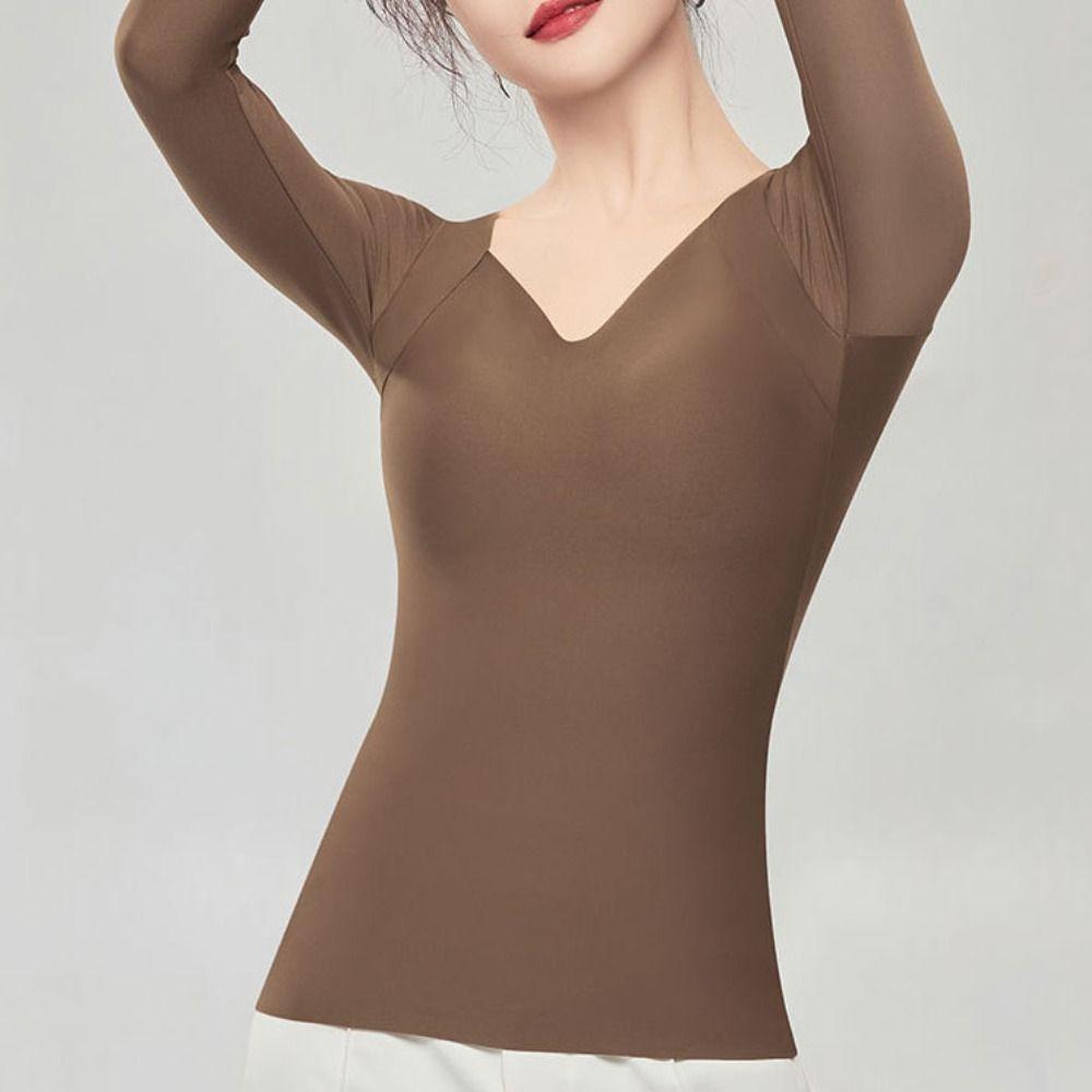 Bottoming Shirt Women Thermal Underwear Solid Underwear with Pad Long Sleeves Warm Top Female XL чёрный
Bottoming Shirt Women Thermal Underwear Solid Underwear with Pad Long Sleeves Warm Top Female XL чёрный
