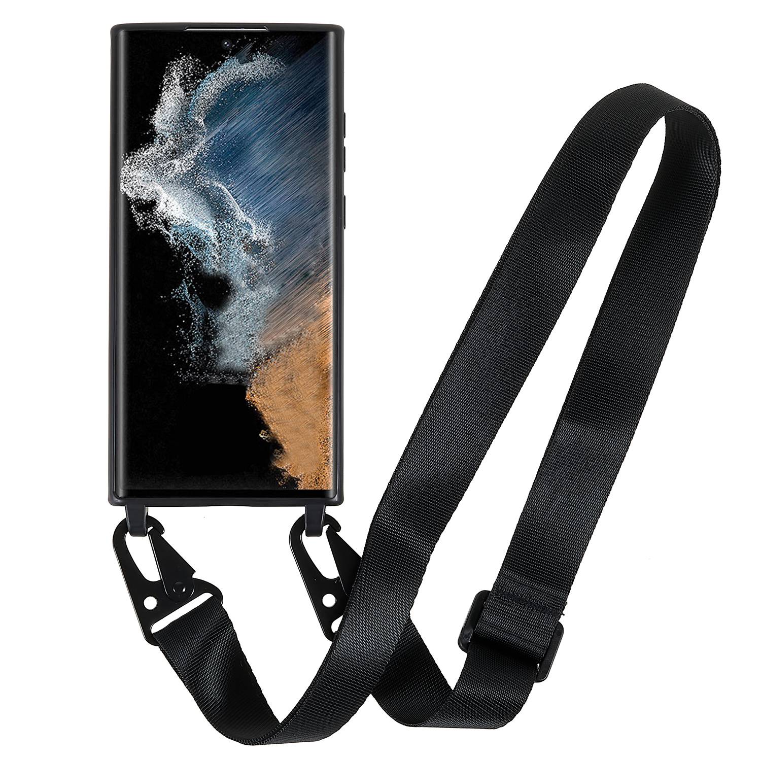 Soft Frosted Surface TPU Phone Cover for Samsung Galaxy S22 Ultra 5G,Anti-Collision Slim Back Case with Wide Strap Dark Blue
Soft Frosted Surface TPU Phone Cover for Samsung Galaxy S22 Ultra 5G,Anti-Collision Slim Back Case with Wide Strap Dark Blue